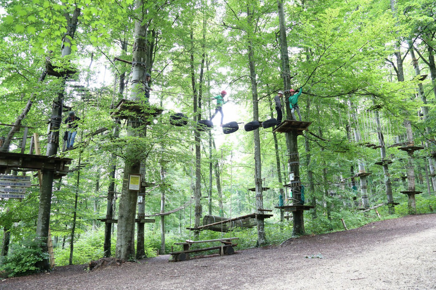 Der Kletterpark Kletterpark Waldheim AlbstadtEbingen
